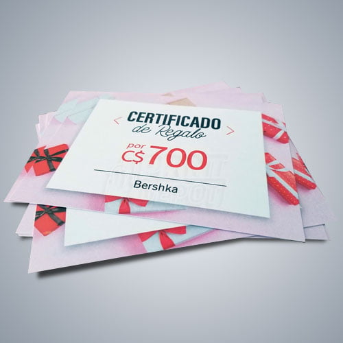 Certificados de regalo