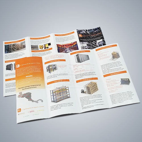 Brochures cuadrípticos