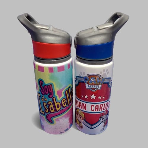 Botella deportiva 600ml doble botón