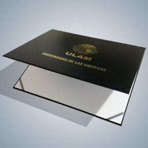 Porta-diplomas universitarios