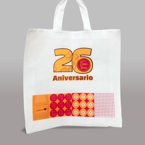 Bolsas ecológicas blancas 38x38cm