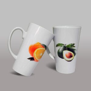 Taza blanca conica 15oz